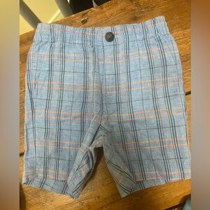 Toddler 2T Janie and Jack plaid cotton shorts, new with tags